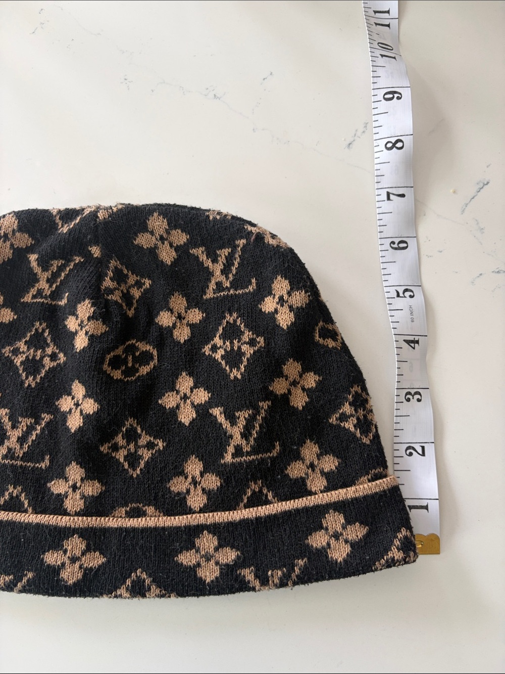 Monogram Beanie Hat - Picture 6 of 6